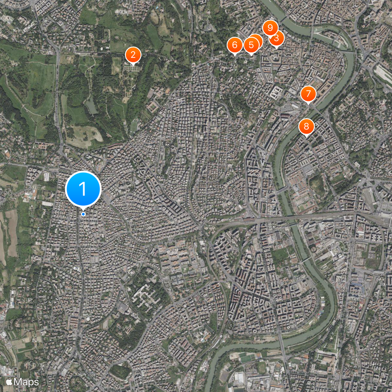 Gianicolense Map