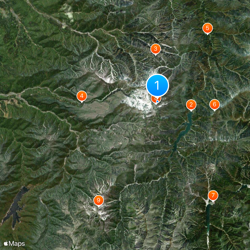Mount Tate Map