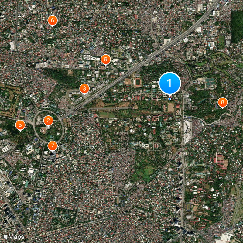 University of the Philippines College of Law Map