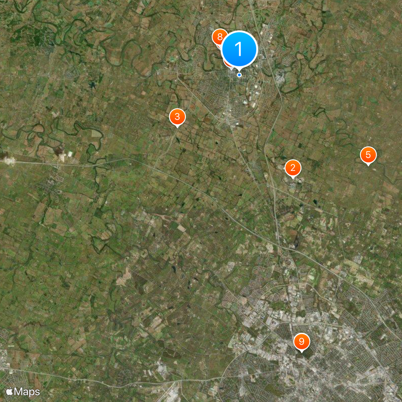 Georgetown College Map